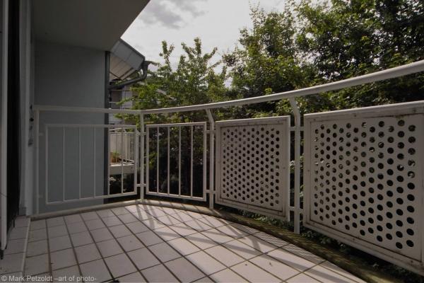 Blick vom Balkon / Schlafzimmer
